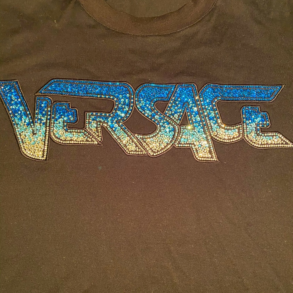 ✨Versace Crystal Tee✨✅1000% Authentic ✅
